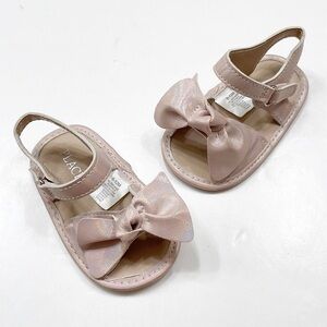 The Children's Place baby girls pink bow sandals